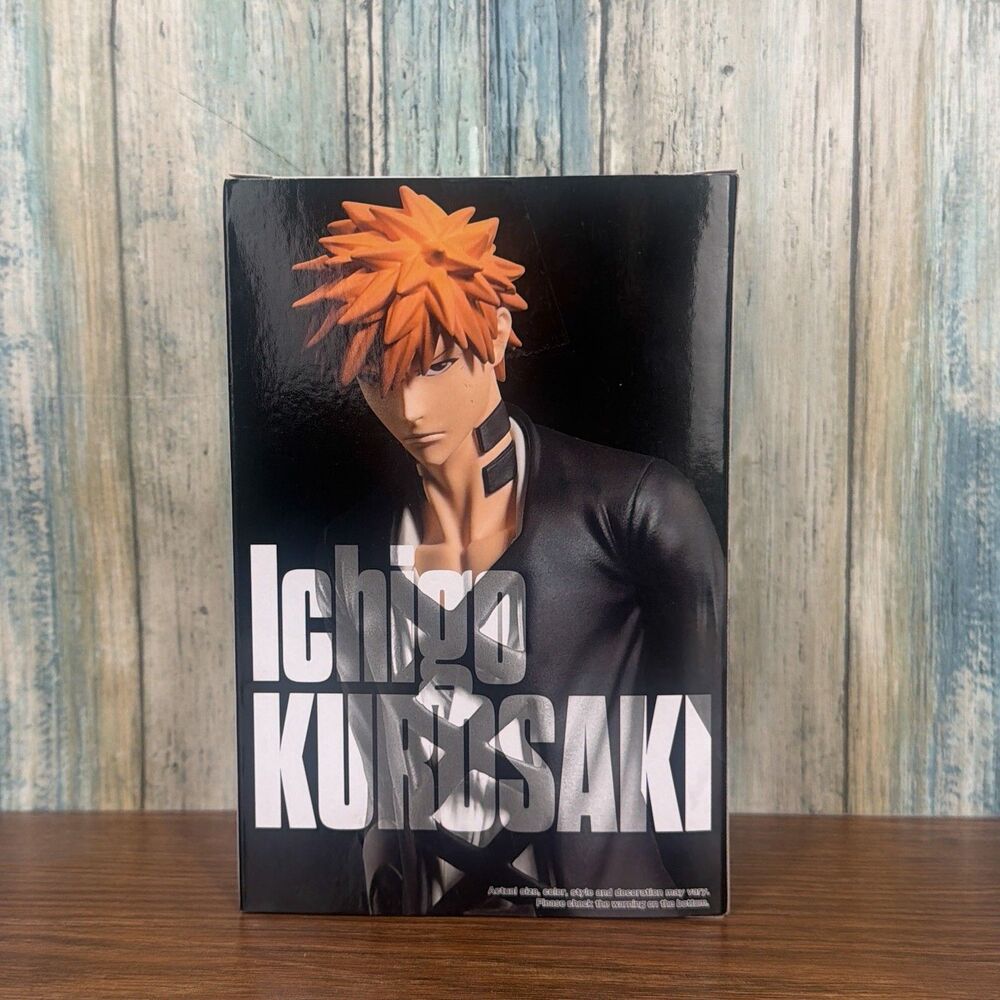 Banpresto Bleach Solid and Souls Ichigo Kurosaki Anime Figure Statue NIB Sealed